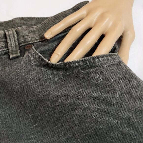 St John's Bay, Like New, Green Corduroy Women's Jeans, Size 14 - Picture 6 of 11